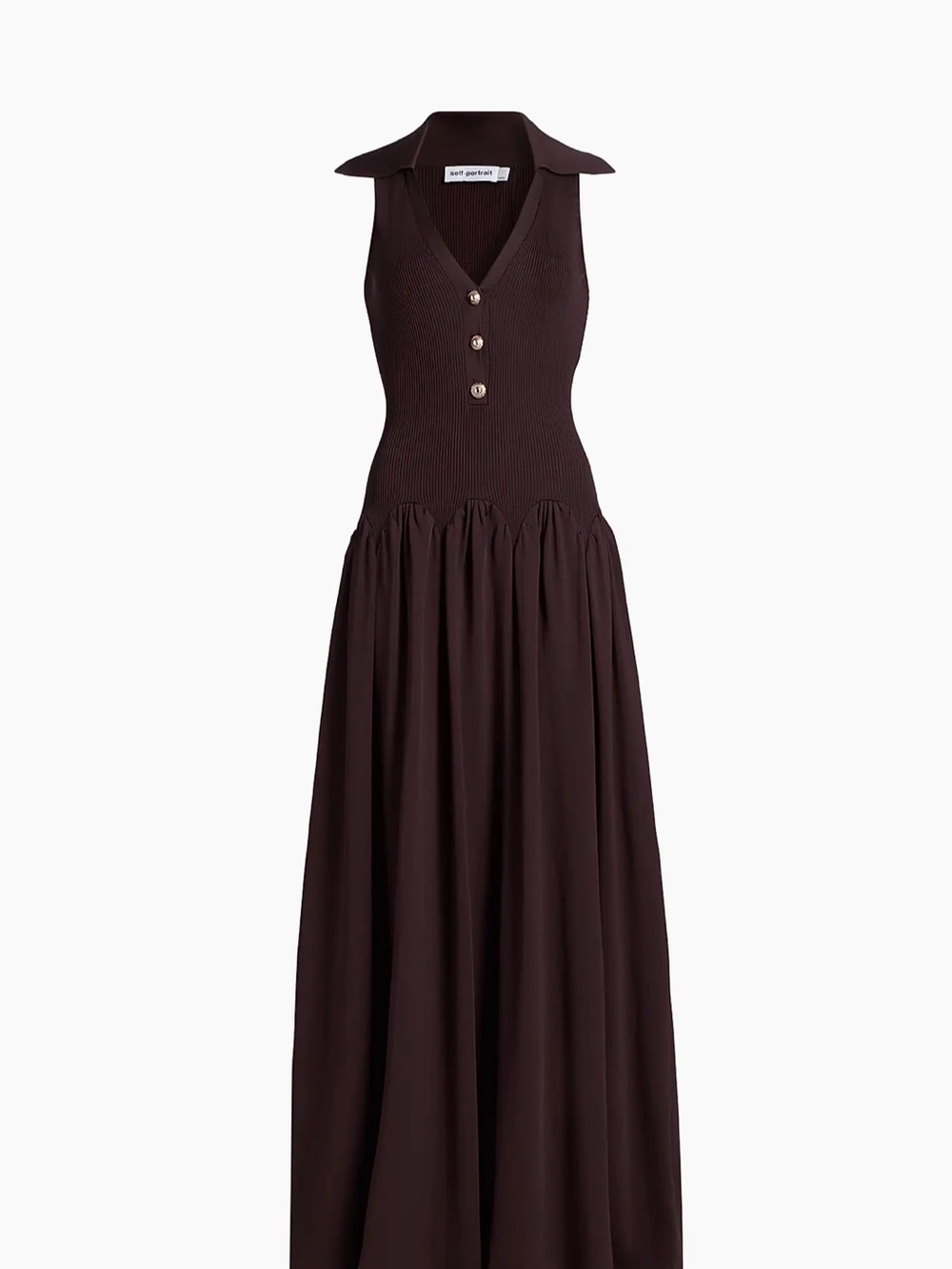 Self-Portrait
Rib-Knit V-Neck Maxi Dress - Picture 2 of 7